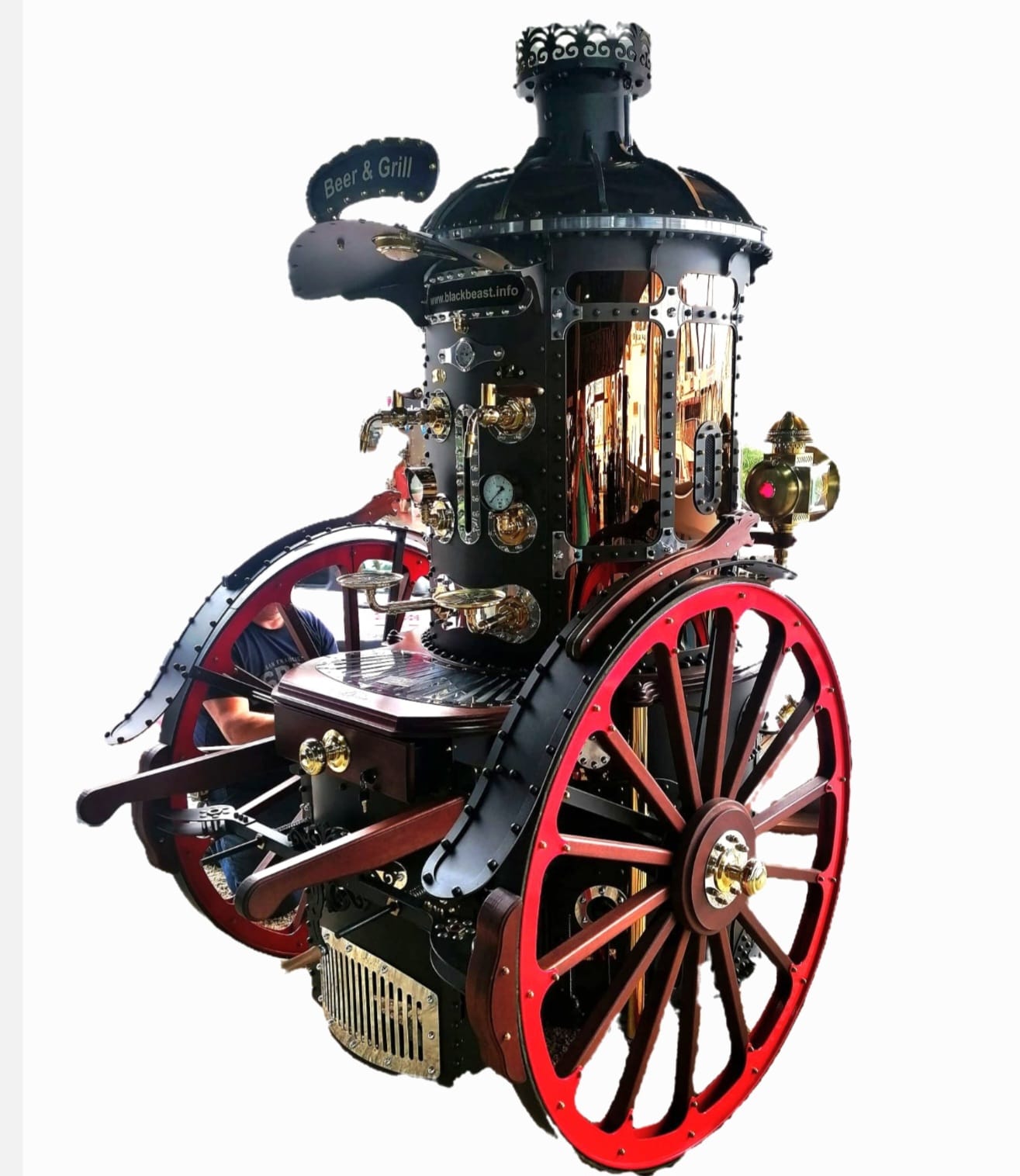 BLACK BEAST - beer smoke grill 12